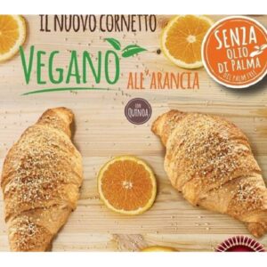 CORNETTO VEGANO DRITTO ARANCIA GR.80 PZ.38 PREL.